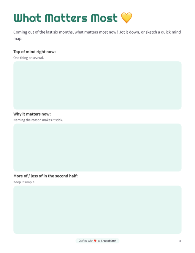 Sample question page with handwriting boxes
